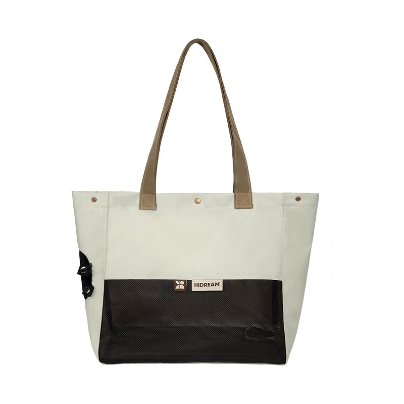 Vista - Pet Shoulder Tote Carrier in Almond by HiDREAM