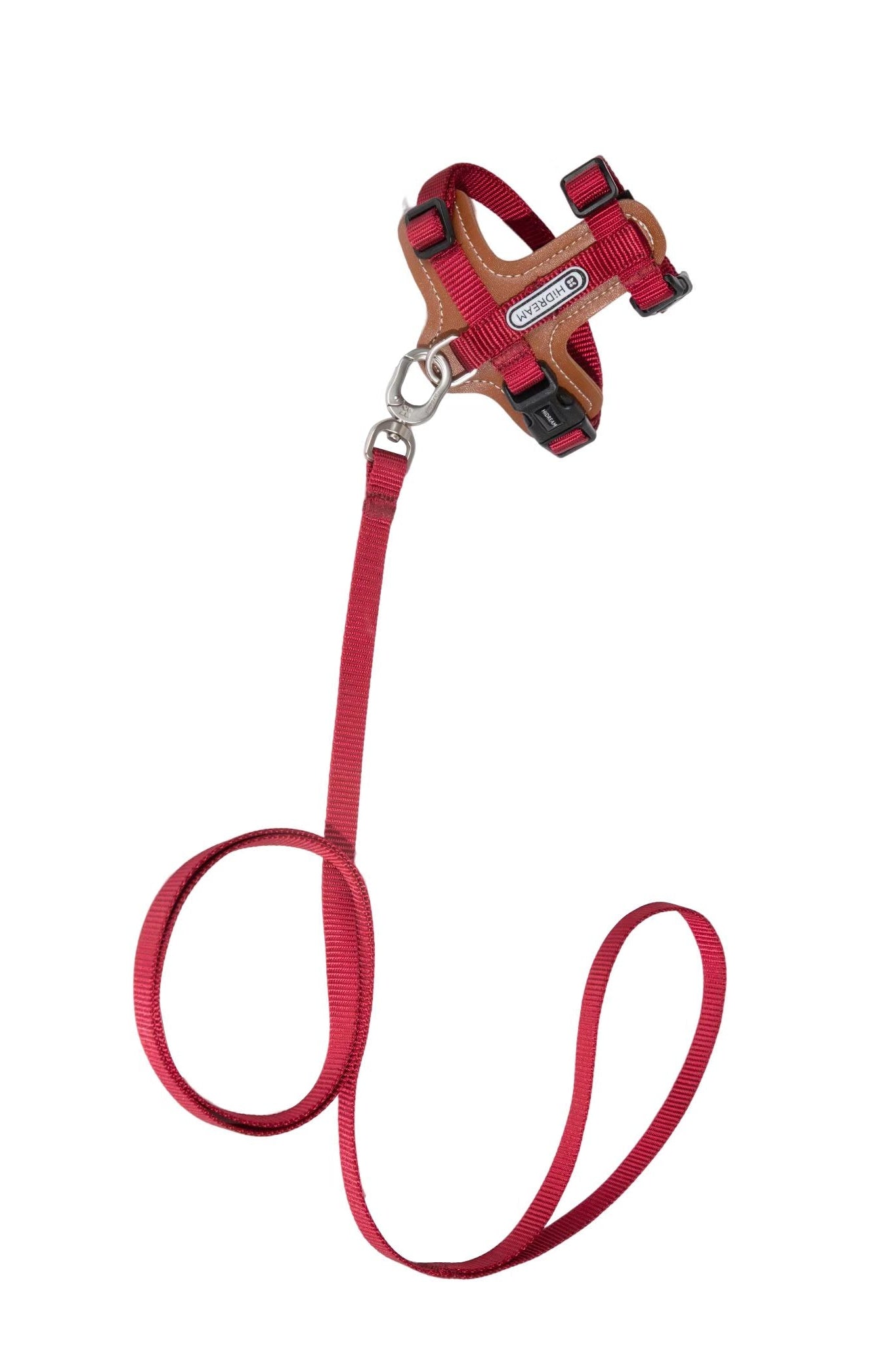 Red cat harness and leash 